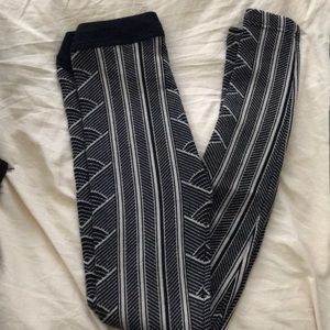 Wool leggings